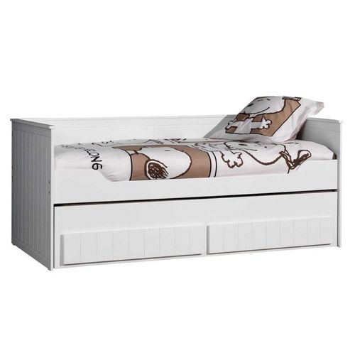 Paris Prix - Lit Capitaine Enfant "Robin" 90x200cm Blanc