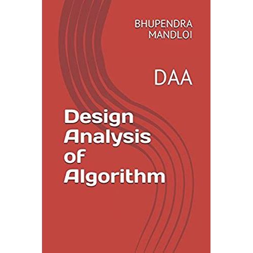 Design And Analysis Of Algorithm: Daa