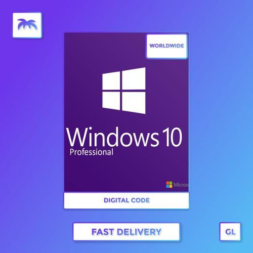 Windows 10 Pro Oem Key - Livraison 1h Par E-Mail - Licence A Vie