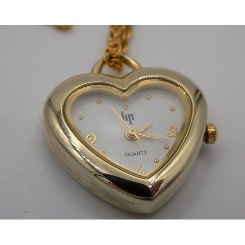 Montre À Quartz Lip Collier Coeur Années 80