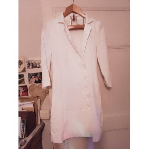 Robe Blanche 36 S Etam.