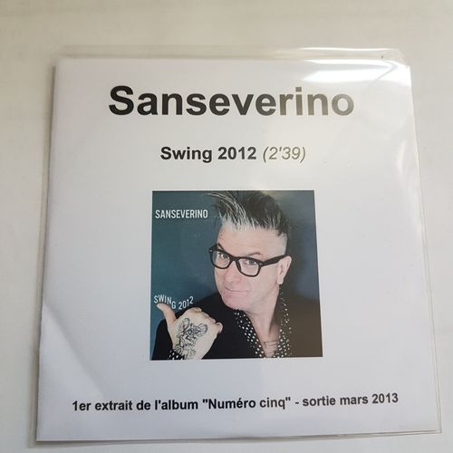 Sanseverino " Swing " Cd Single 1 Titre