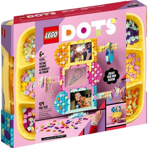 LEGO Dots - Cadres photo et bracelet Crème glacée - 41956
