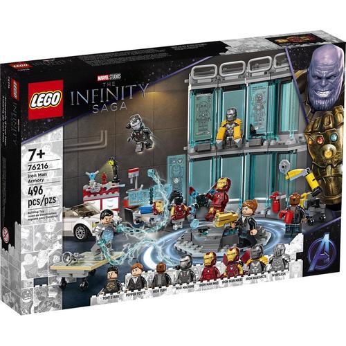 iron man armory lego set