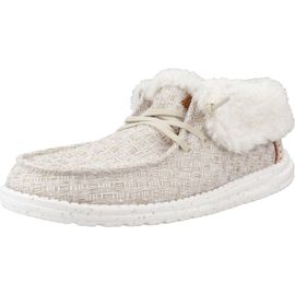 Hey Dude Wendy Fold Stitch Cozy Colour Beige