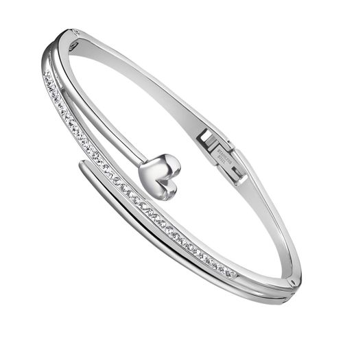 Lotus Style Bracelet Jonc Argent Ls1843-2/1 Bijoux Femme Acier Inoxydable Jls1843-2-1
