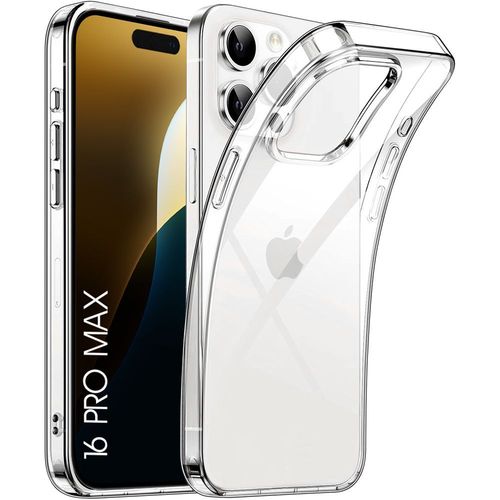 Coque Pour Iphone 16 Pro Max, Souple Protection Renforcée Antichoc Silicone Transparent - E.F.Connection