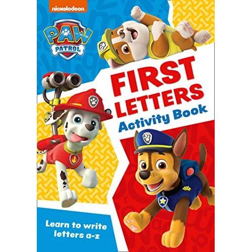 Paw Patrol First Letters Activity Book