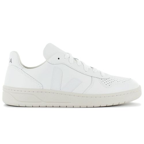 Veja Vs10 Leather Baskets Sneakers Chaussures Cuir Blanc Vx021270a