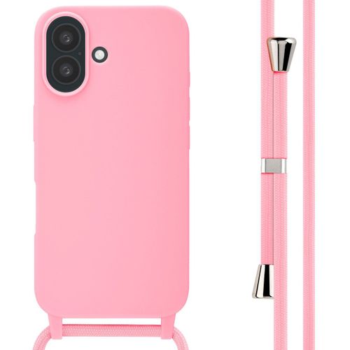 Imoshion Coque En Silicone Avec Cordon Iphone 16 Rose