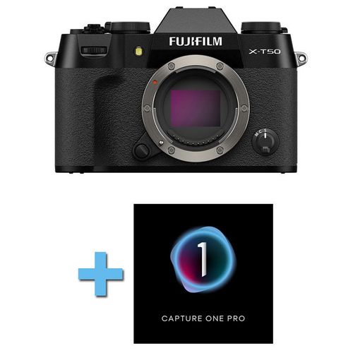 FUJIFILM X-T50 NOIR Garanti 3 ans + Logiciel Capture One Pro
