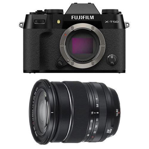 FUJIFILM X-T50 NOIR + 16-80 Garanti 3 ans