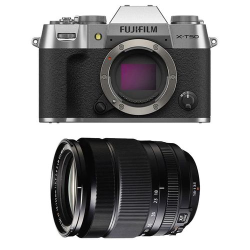 FUJIFILM X-T50 SILVER + 18-135 Garanti 3 ans