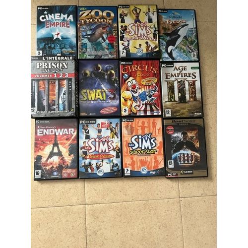 Lot De Jeux Vidéo Pc