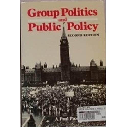 Group Politics And Public Policy