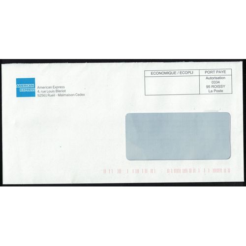 France Ema Empreinte Postmark American Express 92561 Rueil Malmaison