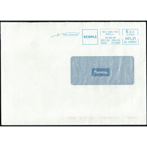 France Ema Empreinte Postmark Agro-Analyses Laboratoire Metz Moselle