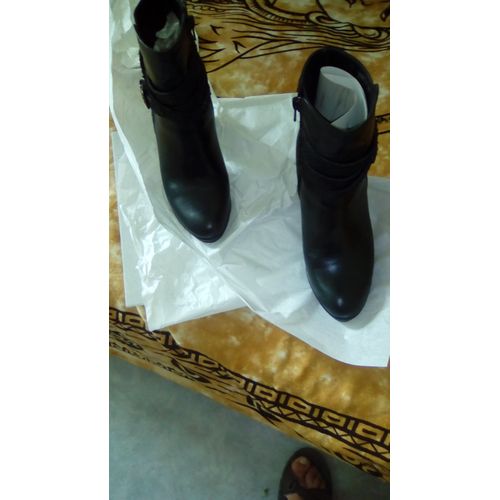 Bottines Noires T37 Eva Gatti