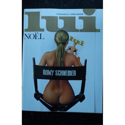 Lui 119 1973 Decembre Hoviv Cesar Romy Schneider Nue Par Emile Perauer Erotisme Pin-Up Aslan