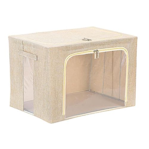 1pcs Thicken Storage Box Fabric With Cover Fold Box Window Clothing Toys Box Packing Bag A