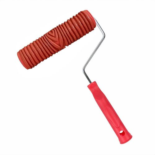 Rubber Imitation Wood Grain Pattern Paint Roller DIY Paint Texture Pigment Printing Wall Painting R