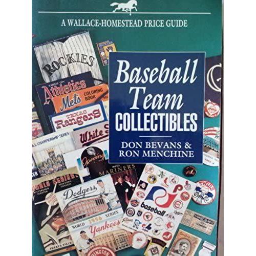 Baseball Team Collectables (Wallace-Homestead Price Guide)