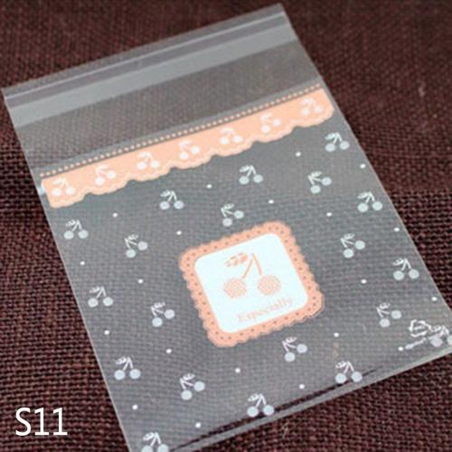 Papier Cadeau ,S11-50pcs--Sachets En Cellophane Transparents 10x10cm, 100 Pièces, Sachet Plastique Auto Adhésif Pour Points De Neige