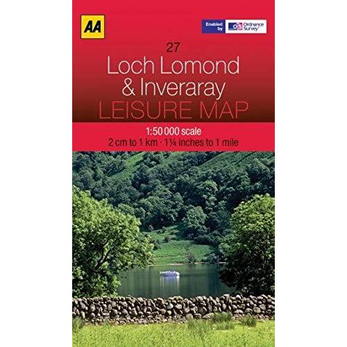 Leisure Map Loch Lomond And Inveraray (Aa Leisure Maps)