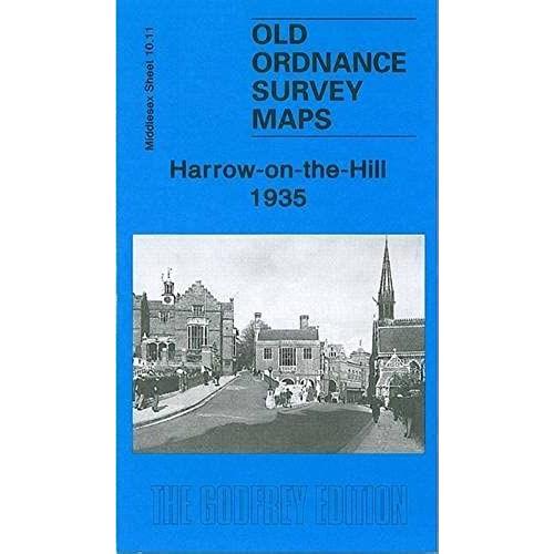 Harrow-On-The-Hill 1935: Middlesex Sheet 10.11 (Old Ordnance Survey Maps Of Middlesex)