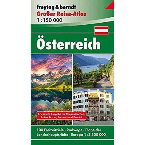 Austria Great Road Atlas Leisure + Bike