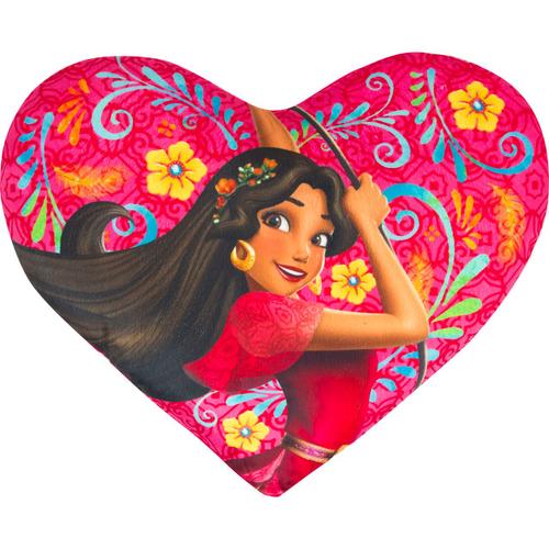 Coussin Velour En Forme De Coeur Disney Elena D'avalor