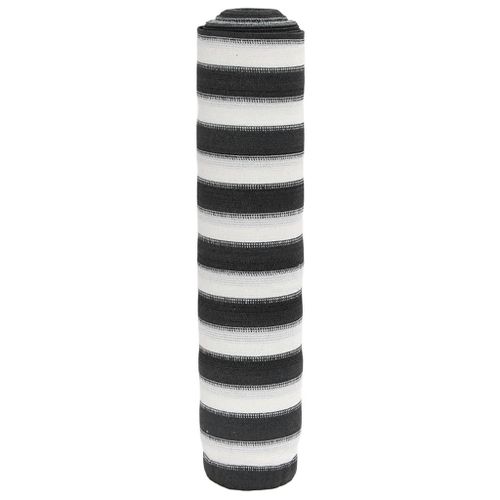 Vidaxl Filet Brise-Vue Anthracite Et Blanc 1x50 M Pehd 75 G/M²
