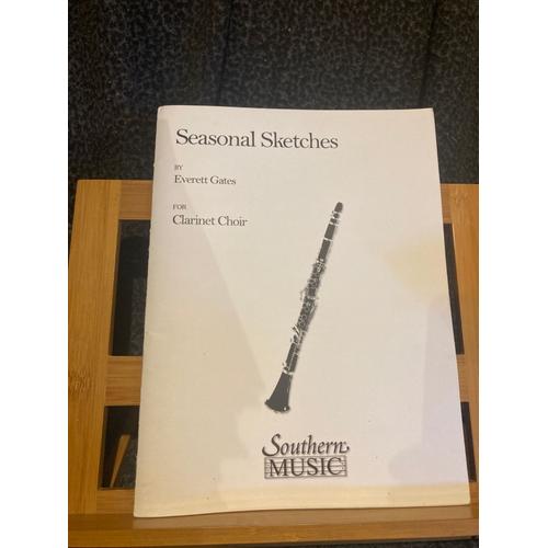 Everett Gates Seasonal Sketches Pour Ensemble De Clarinettes Partitions Southern