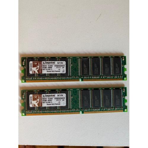 kvr400x64c3ak2/2g 2GB DDR 2RX8 PC3200 400MHZ