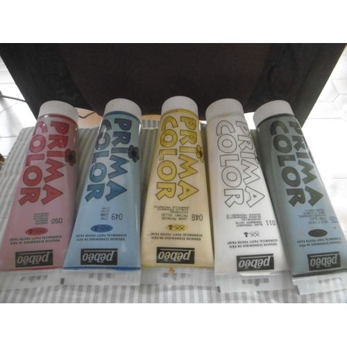 Tube De Gouache En Pate En 250ml Couleurs Primaires Lot De 5 Primacolor Pebeo