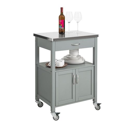 Sobuy Fkw22-Hg Desserte De Cuisine Roulante, Meuble De Rangement À ...