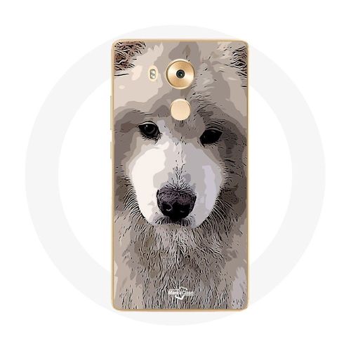 Coque Pour Huawei Mate 8 Samoyède Gris Race De Chiens