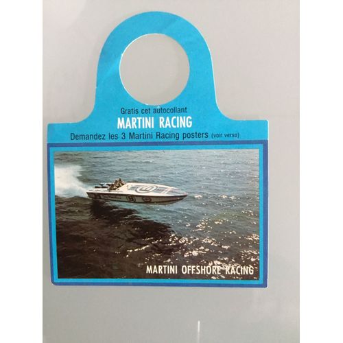 Autocollant Martini Racing Offshore ( 7 X 11 Cm )