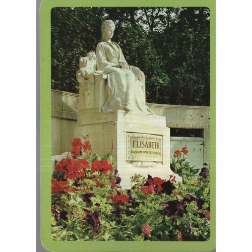 Carte Postale De Vienne / Wien (Autriche) Statue De La Reine Elisabeth