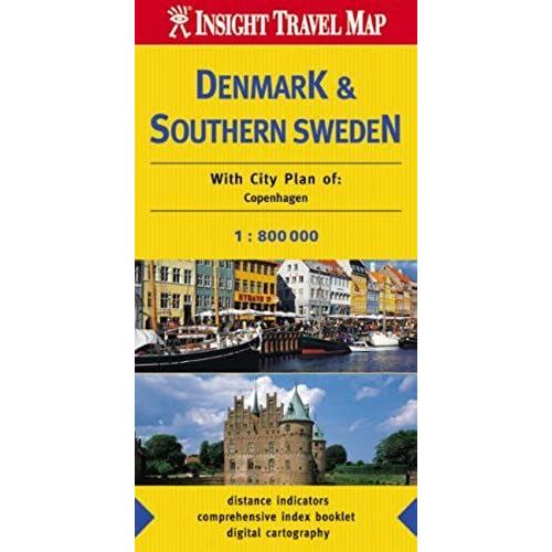 Denmark And Southern Sweden Insight Travel Map