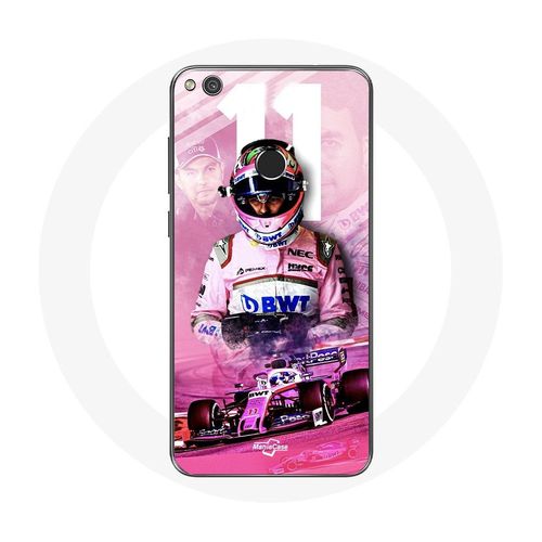 Coque Pour Huawei P8 Lite 2017 Formule 1 Sergio Pérez Pilote De F1 Rose
