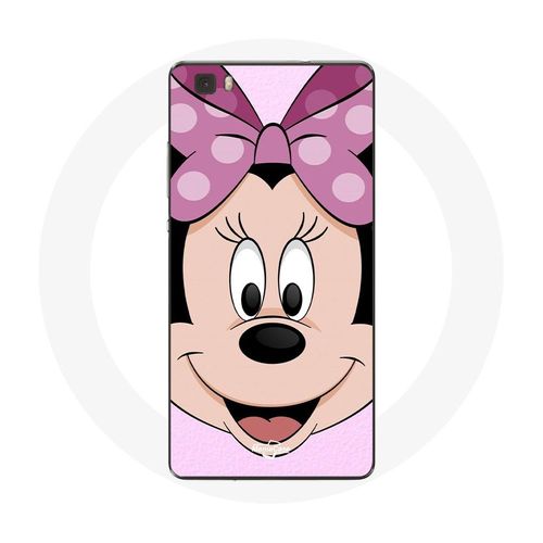 Coque Pour Huawei P8 Lite Minnie Mouse Dessin Animé Rose