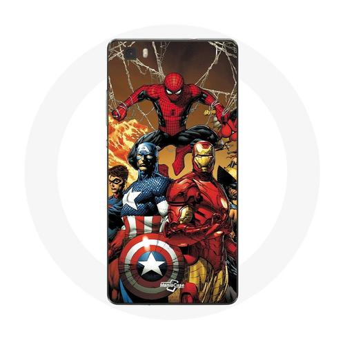 Coque Pour Huawei P8 Lite Avengers Invaders Anciens Soldats