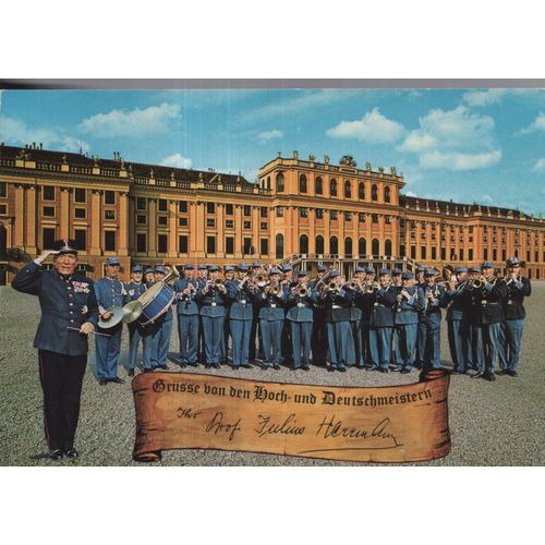 Carte Postale De Vienne / Wien (Autriche) Château De Schönbrunn : Musique Militaire