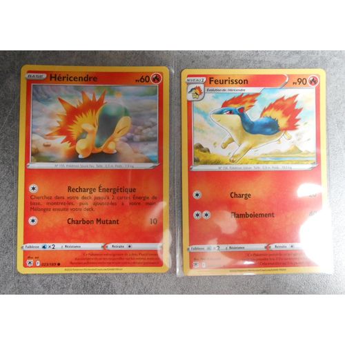 Hericendre 023/189 + Feurisson 024/189 - Eb10 - Astres Radieux - Vf