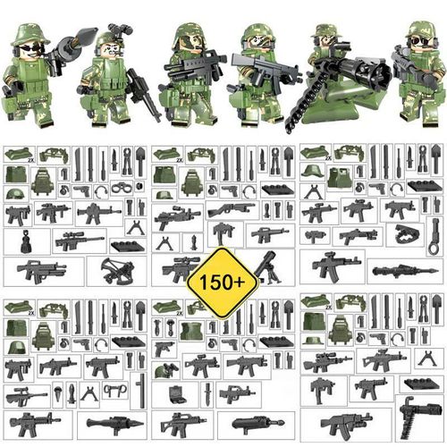 6 Pièces De Camouflage Militaire Geely Costume Cf Crossfire Arme Équipement Bricolage