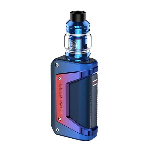 Cigarette électronique - Kit Mod Geekvape L200 Aegis Legend 2 avec atomiseur de réservoir Z Sub Ohm 2021 5,5 ml Bleu rouge