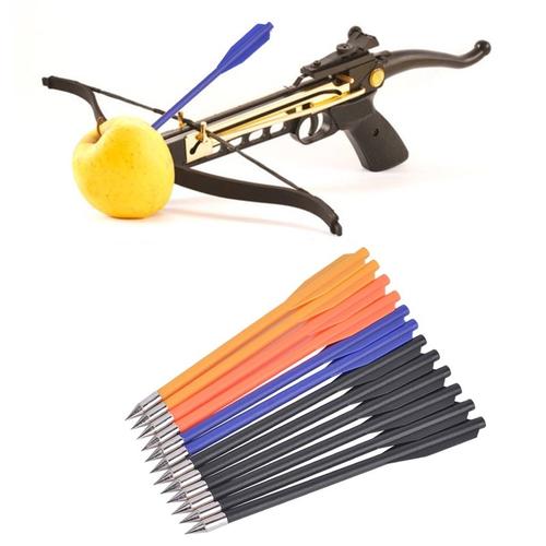 12pcs Arbalète Flèches Chasse Tir À L'arc Flèche Pour Arbalète Tir À L'arc Recuve Composé Arcs Flèches De Pratique Gxmf