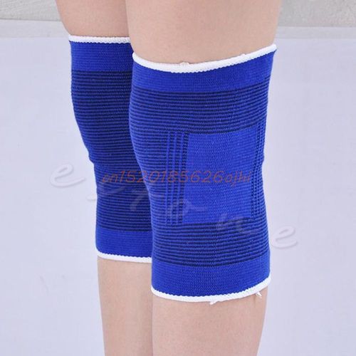 Genouillère De Soutien Pour Les Jambes, Arthrite, Pour Blessures, Manchon De Gymnastique, Bandage Élastique, Protège-Genoux, Articulations Musculaires, Taille Unique, 2 Pièces