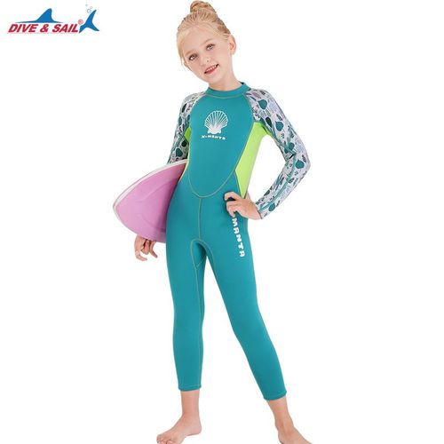 Combinaison De Plongée En Néoprène Pour Enfants, Maillot De Bain À Manches Longues Pour Filles, Nouvelle Collection